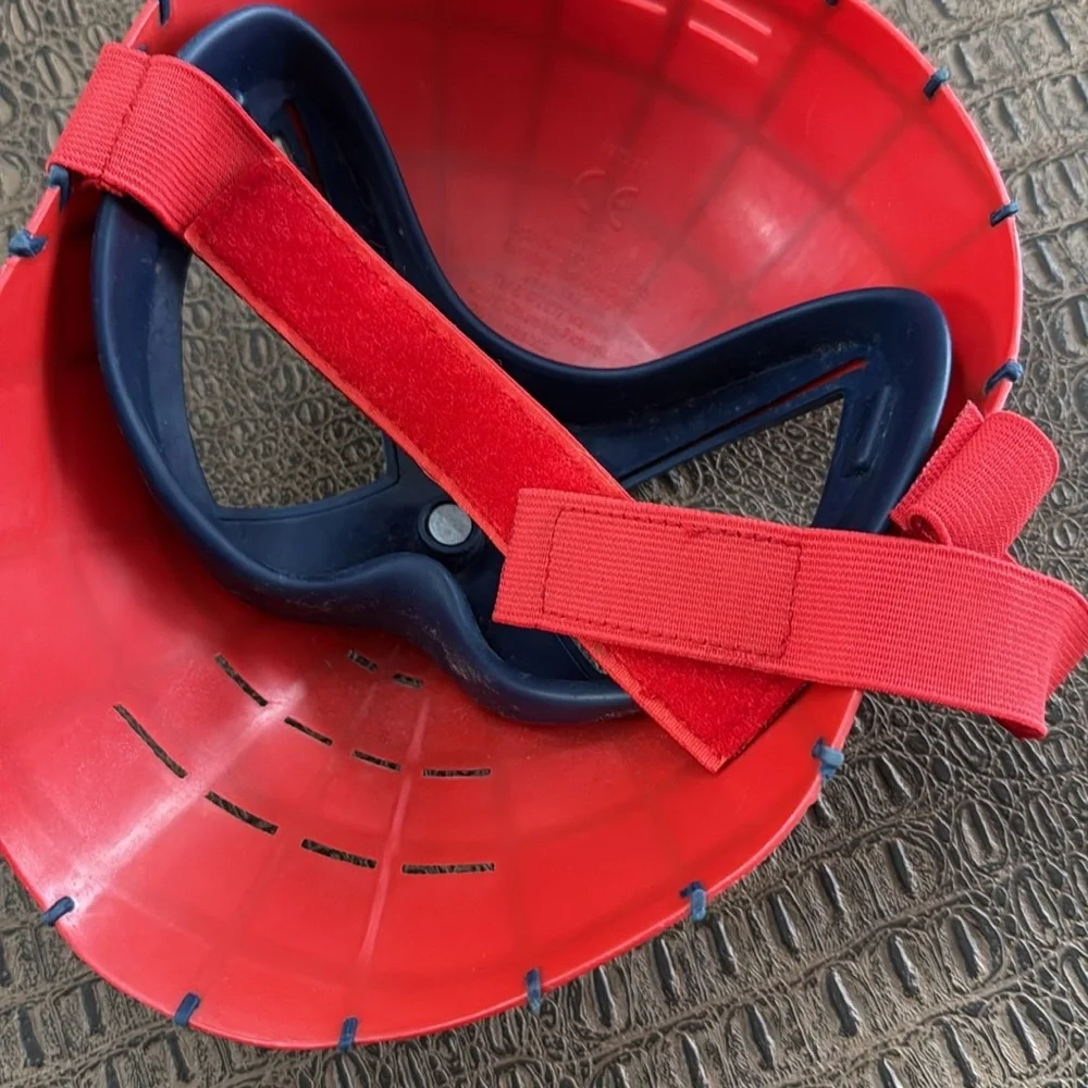 Spider-Man Red Blue Kids Half Face Costume Mask with Elastic Strap